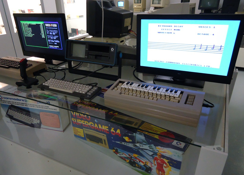 Spielbarer C64 im Museum ENTER